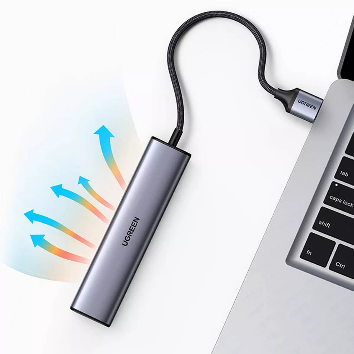 هاب 5 پورت USB 3.0 یوگرین مدل Ugreen CM475-60554