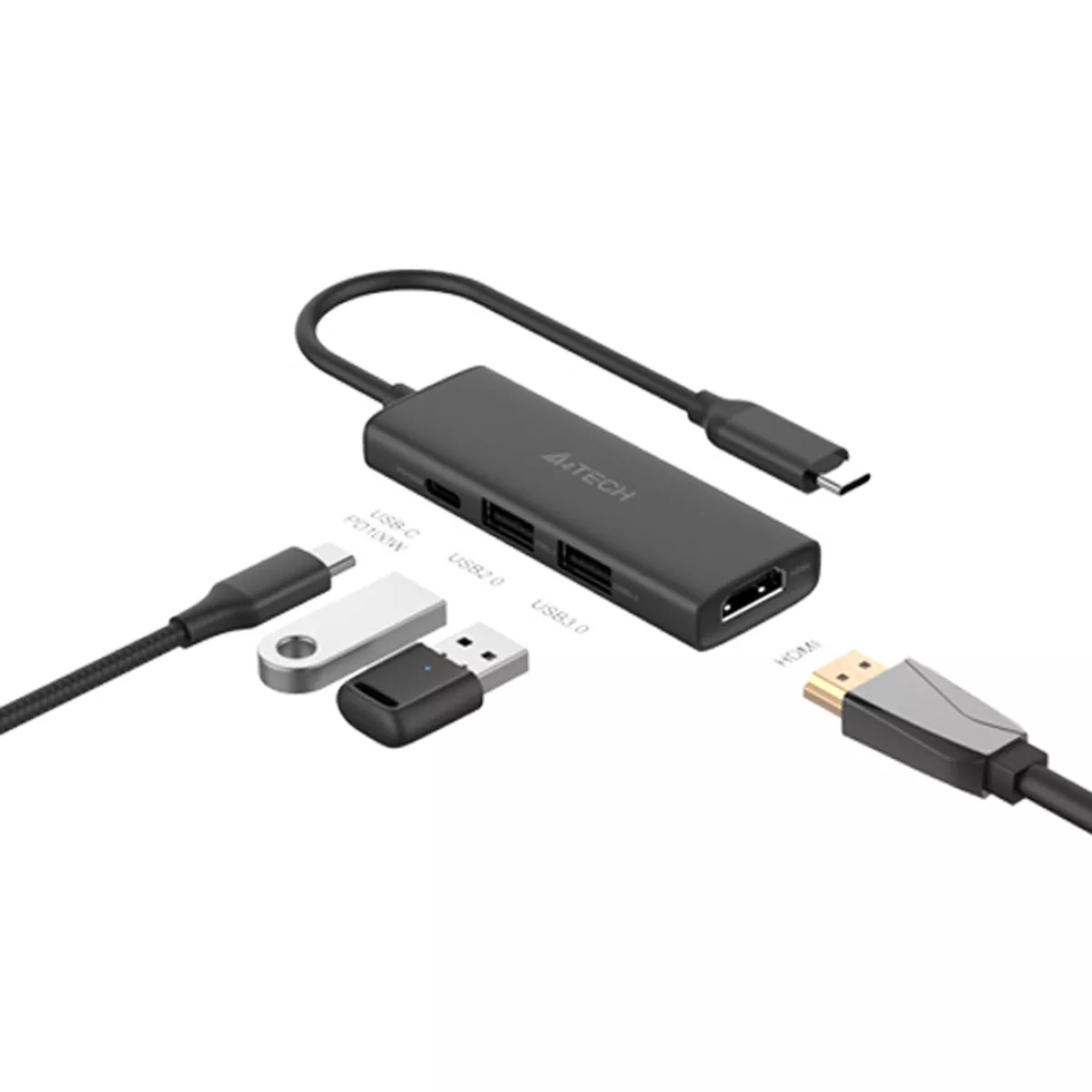 هاب یو اس بی ای فورتک A4Tech USB DST-40C