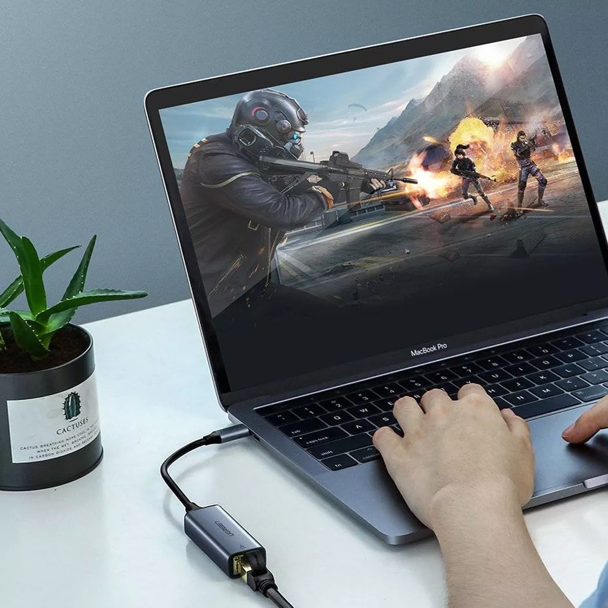 مبدل USB-C 3.1 به Ethernet یوگرین مدل Ugreen CM199