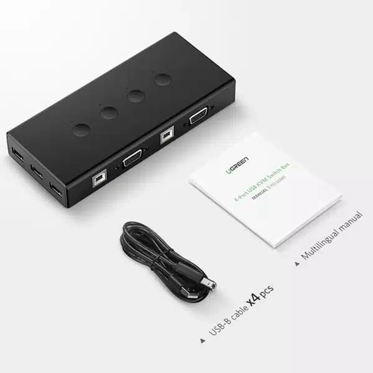 سوئیچ ۴ پورت KVM یوگرین مدل Ugreen CM154