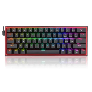 کیبورد استوک گیمینگ ردراگون Redragon K617 FIZZ Wired RGB 