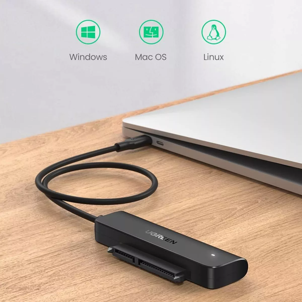 مبدل USB-C به SATA یوگرین مدل Ugreen CM321
