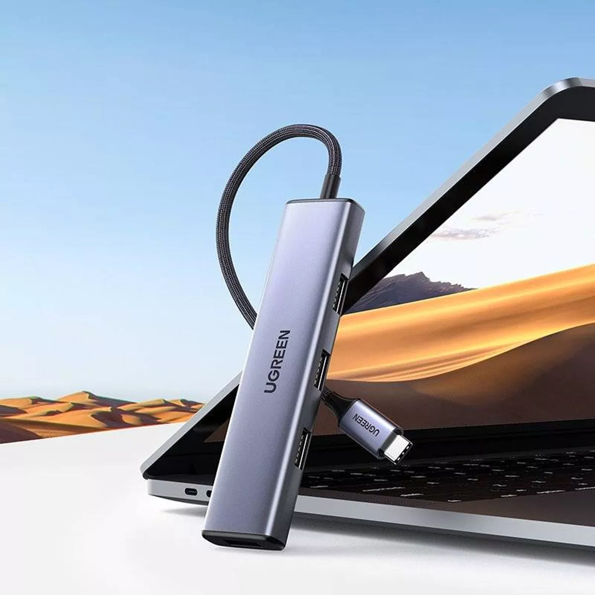 هاب 4 پورت USB 3.0 یوگرین مدل Ugreen CM473-20841