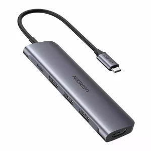 هاب  استوک 5 پورت USB-C یوگرین مدل Ugreen CM136-50209