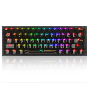 کیبورد استوک گیمینگ ردراگون Redragon K617CTB RGB Wired