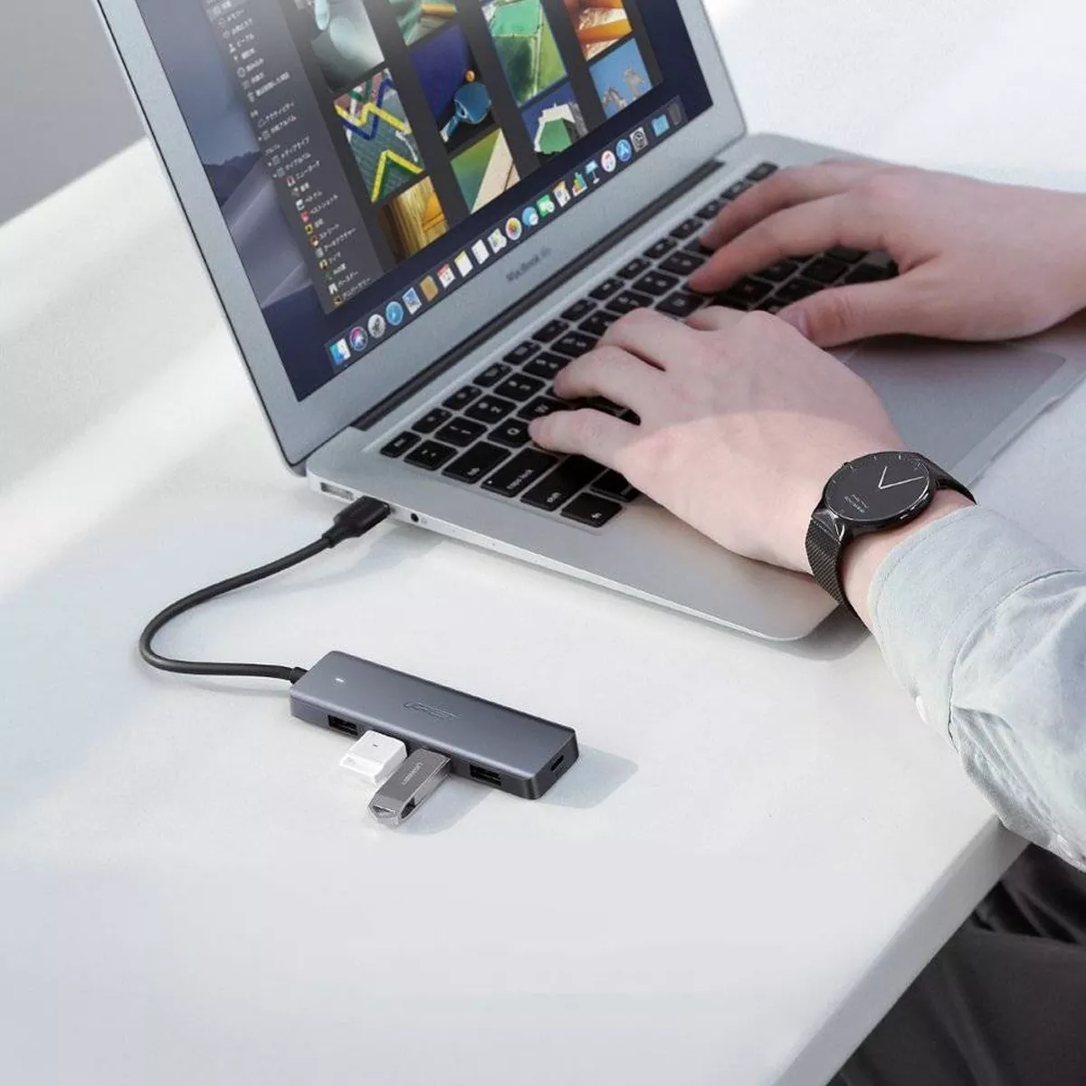 هاب 4 پورت USB 3.0 یوگرین مدل Ugreen CM219-70336