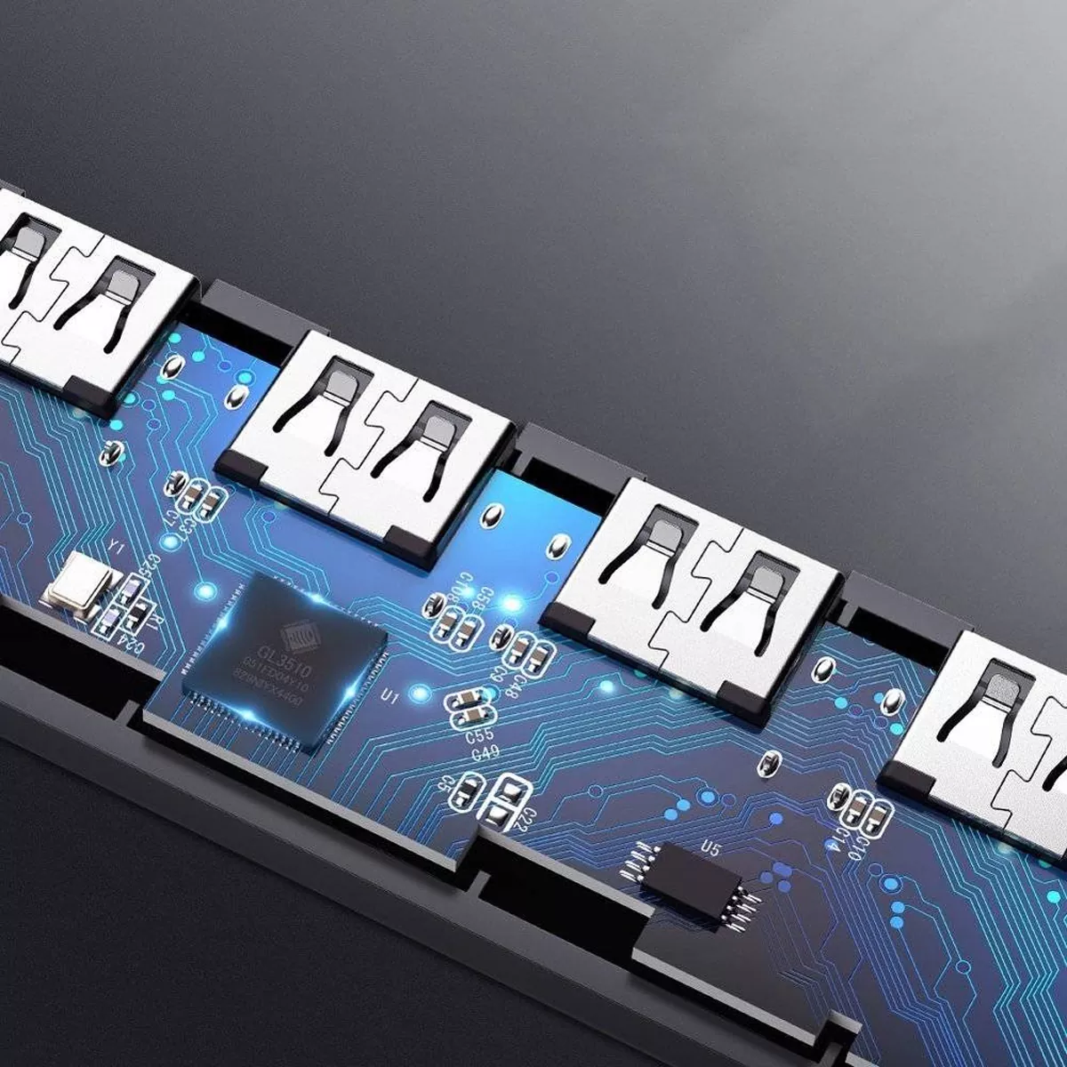 هاب 4 پورت USB 3.0 یوگرین مدل Ugreen CM219-70336
