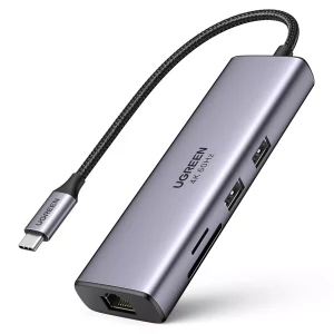 هاب  استوک 7 پورت USB-C یوگرین مدل Ugreen CM512-90568