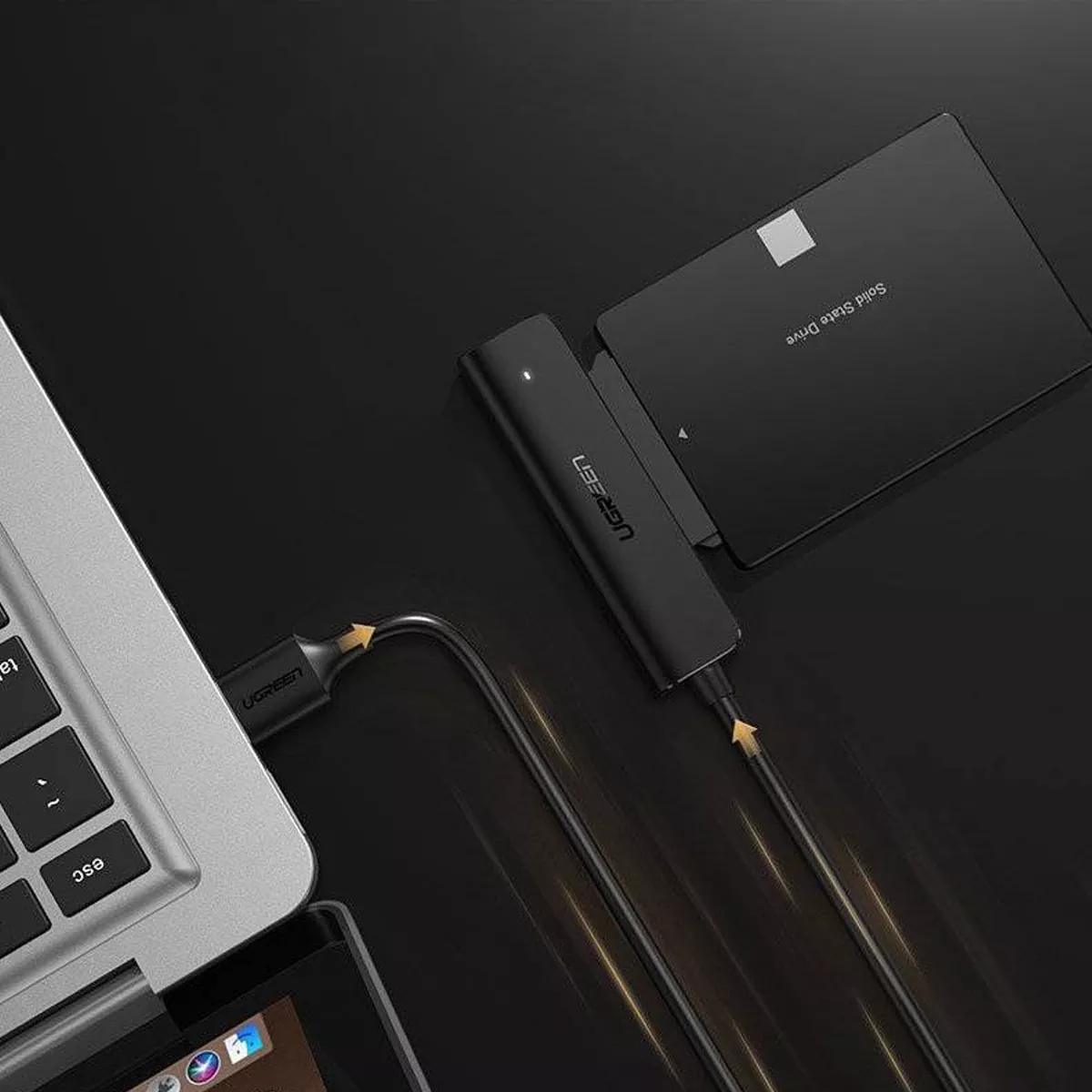 مبدل USB 3.0 به SATA یوگرین مدل Ugreen CM321