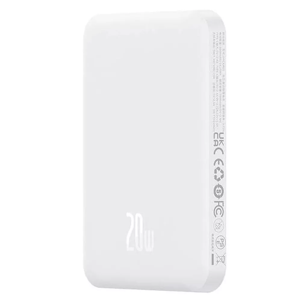 پاوربانک 5000 میلی آمپر 20 وات بیسوس Baseus Magnetic Mini Wireless P10022107223