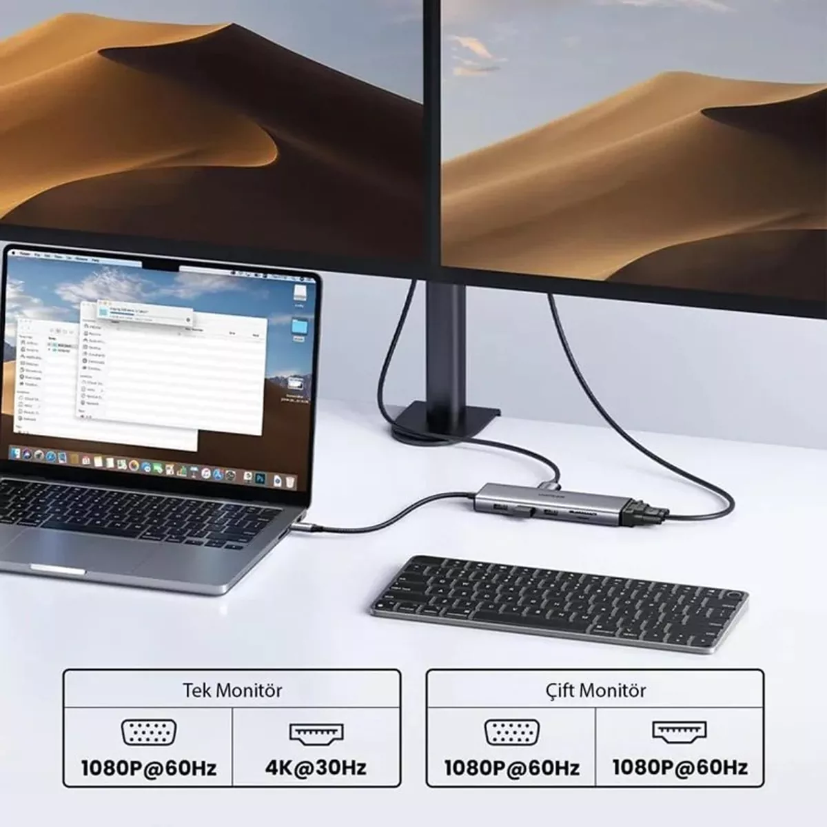 هاب 9 پورت USB-C یوگرین مدل Ugreen CM498-15600