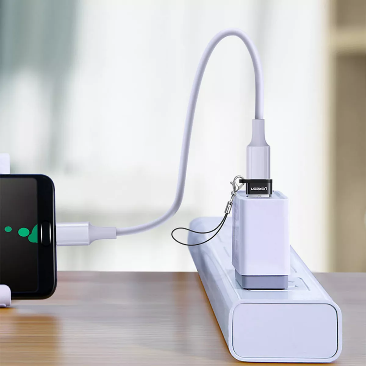 مبدل USB 2.0 Male به  USB-C Female یوگرین مدل Ugreen US280