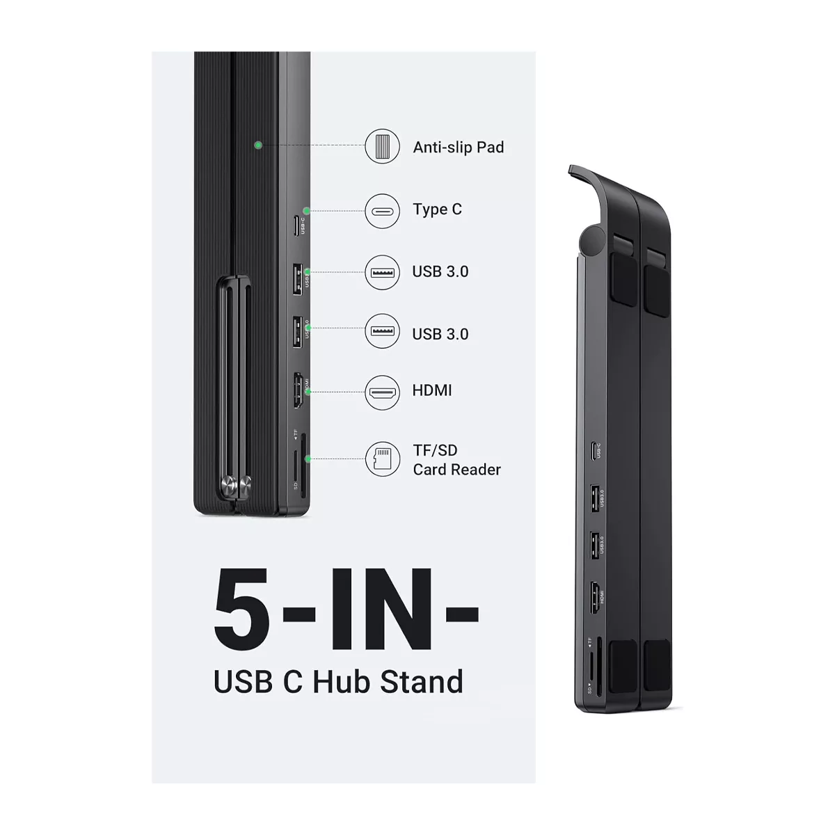 پایه نگه دارنده هاب دار لپ تاپ یوگرین مدل Ugreen CM359