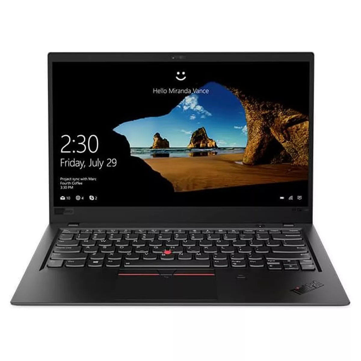 لپ تاپ استوک سیم کارت خور 14 اینچی لنوو مدل Lenovo ThinkPad X1 Carbon Core i5 8350U 16GB 256SSD