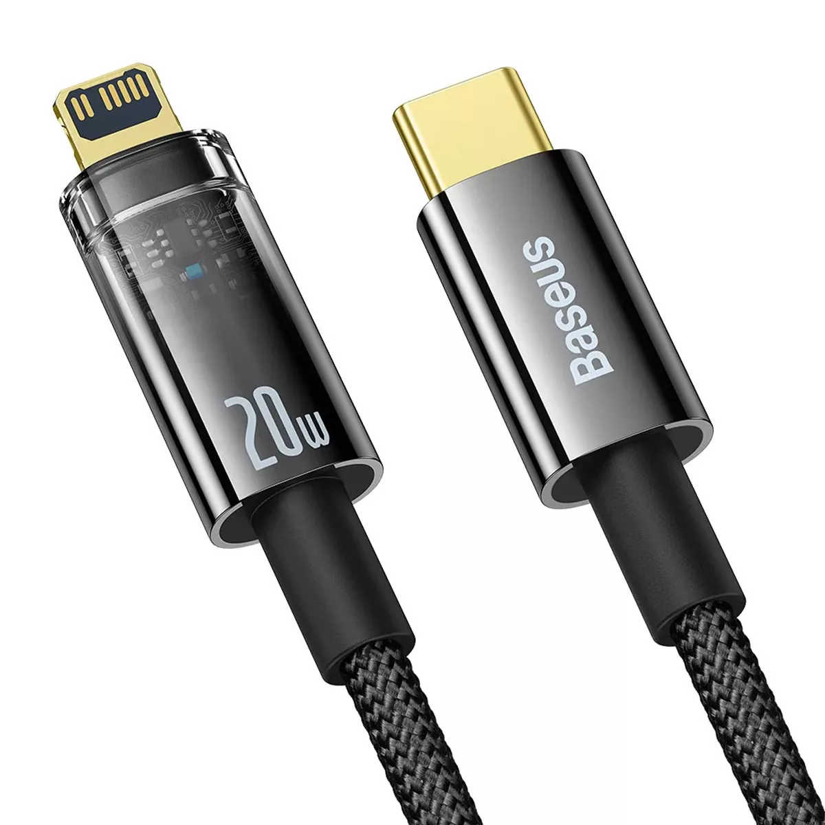 کابل تبدیل 2 متری USB-C به لایتنینگ بیسوس مدل Baseus CATS000101