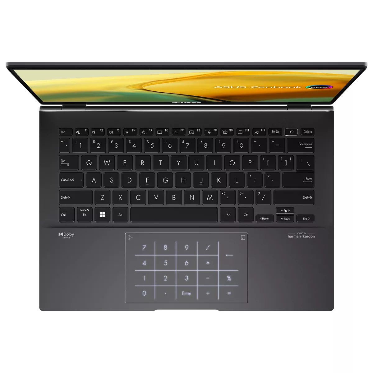 لپ تاپ استوک لمسی 14 اینچی ایسوس مدل Asus Zenbook 14 OLED UM3402YA-WS51T R5 7530U 8GB 256SSD