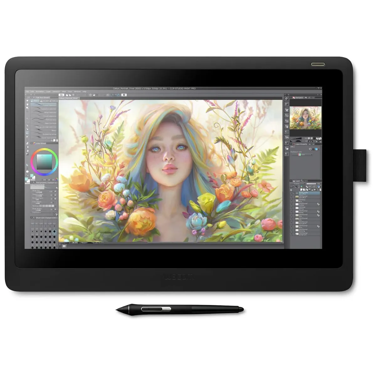 قلم نوری 16اینچ وکام Wacom Cintiq Full HD