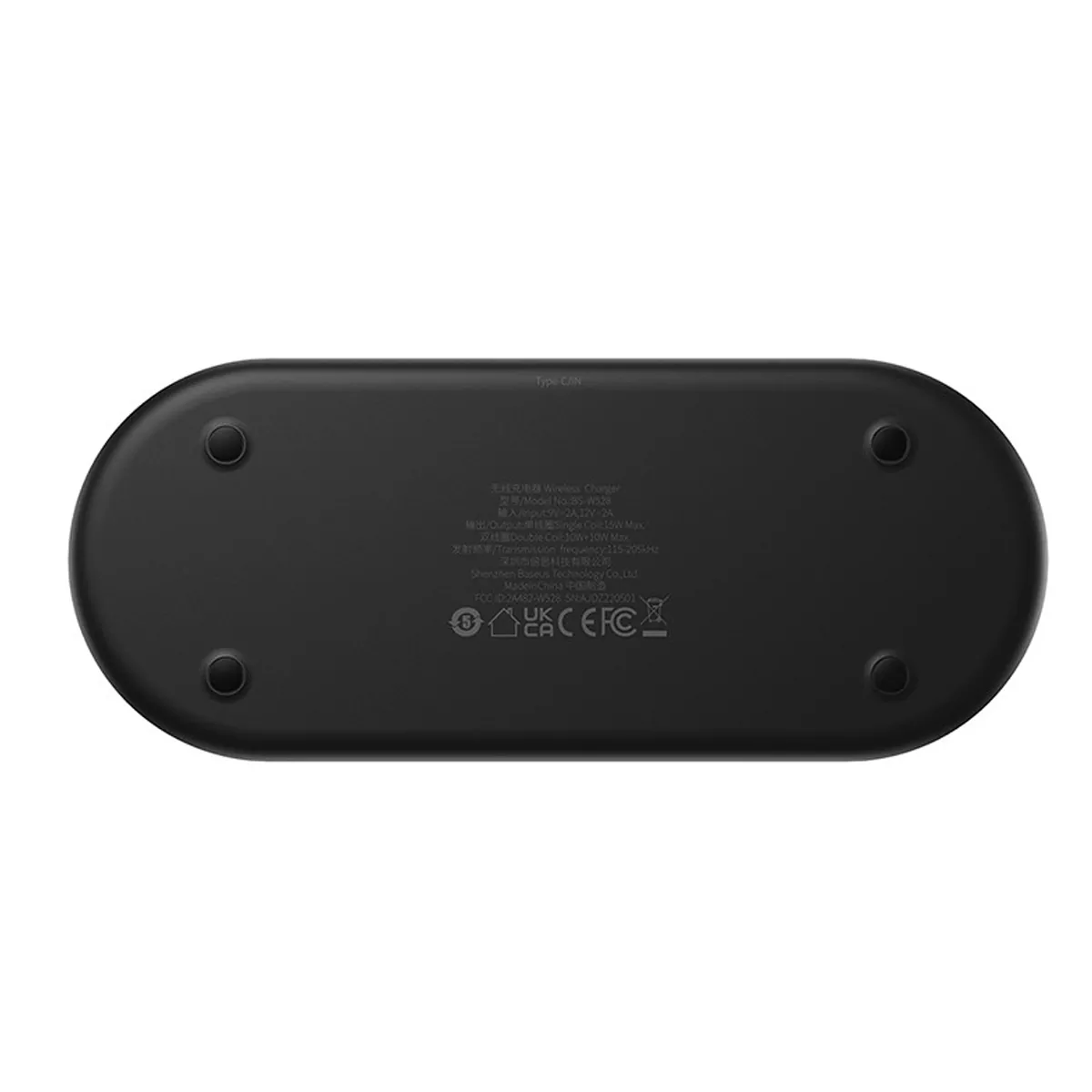 شارژر بی سیم 20 وات بیسوس مدل Baseus WXSX010101 Display 2in1