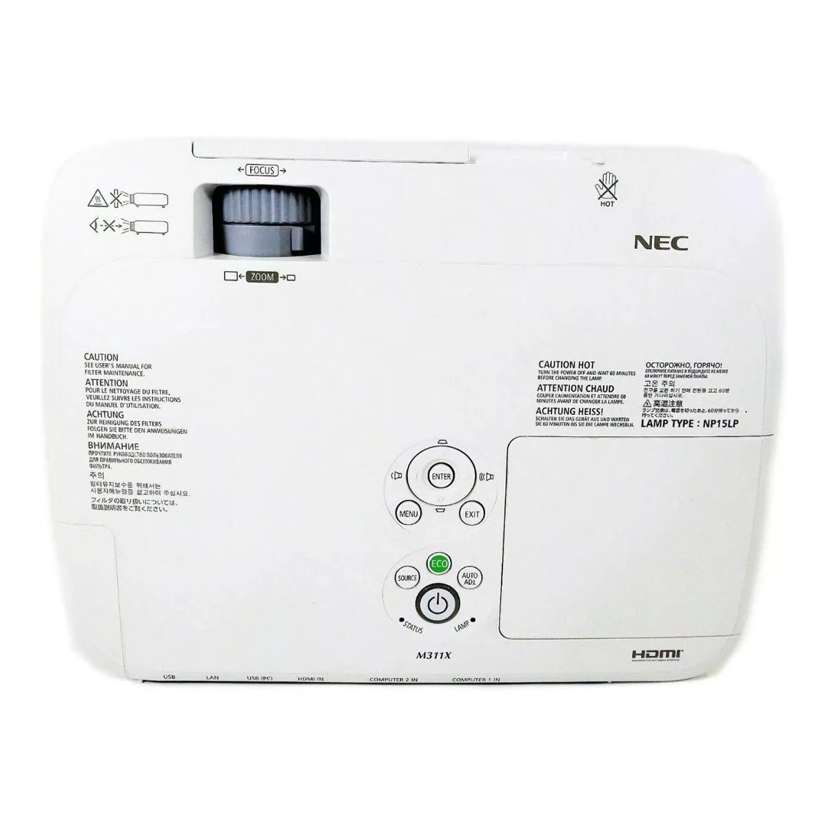 ویدئو پروژکتور استوک ان ای سی مدل NEC NP-M311X