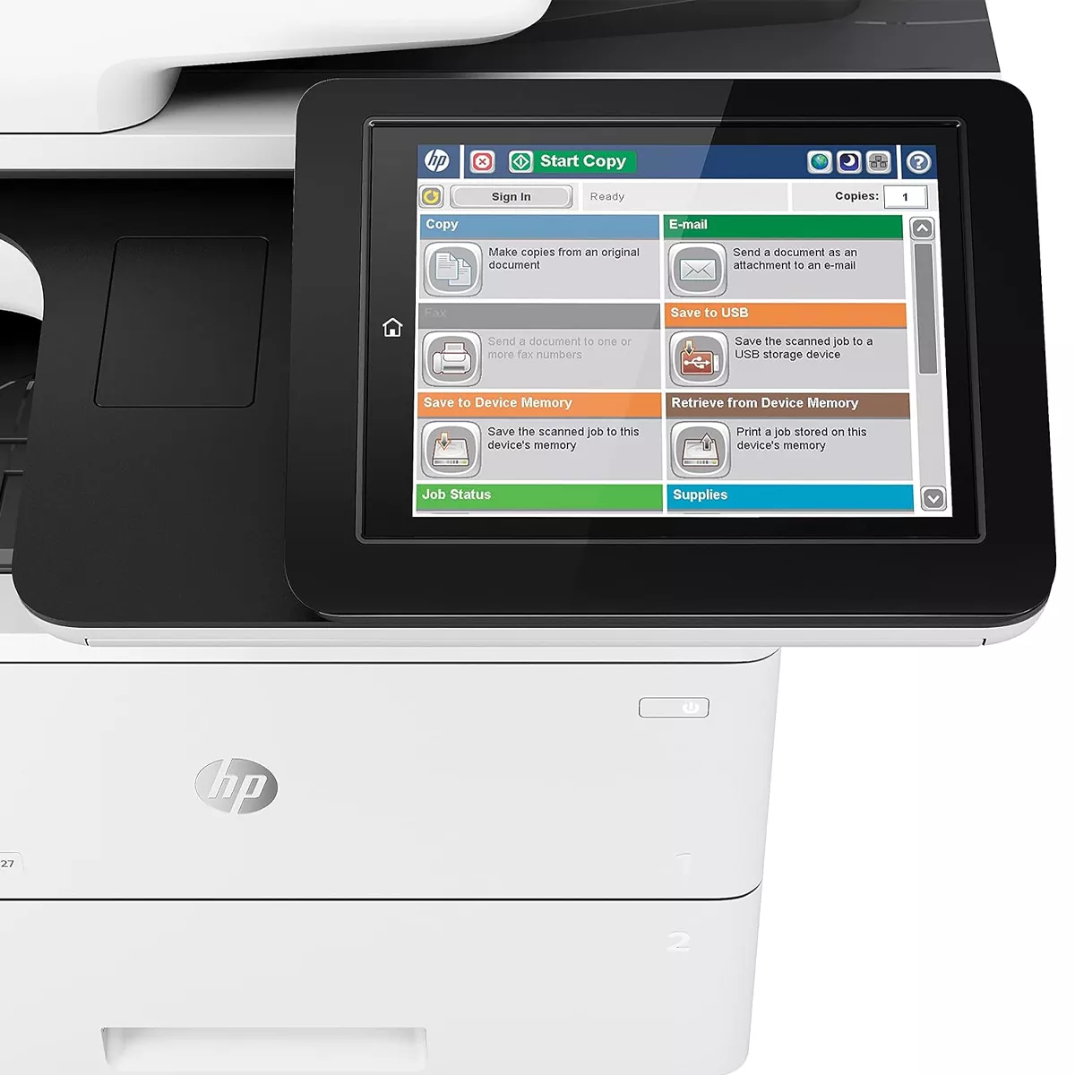پرینتر چندکاره لیزری استوک اچ پی مدل HP LaserJet Enterprise MFP M527dn