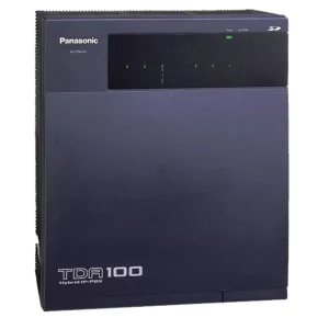 دستگاه سانترال استوک پاناسونیک مدل Panasonic KX-TDA100 با 8 خط شهری و 24 خط داخلی آنالوگ و 24 خط داخلی دیجیتال