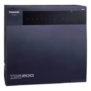 دستگاه سانترال استوک پاناسونیک مدل Panasonic KX-TDA200 با 16 خط شهری و 48 خط داخلی آنالوگ و 48 خط داخلی دیجیتال