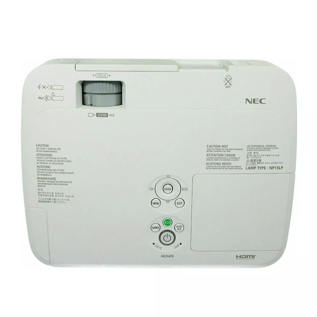 ویدئو پروژکتور استوک ان ای سی مدل NEC NP-M260X