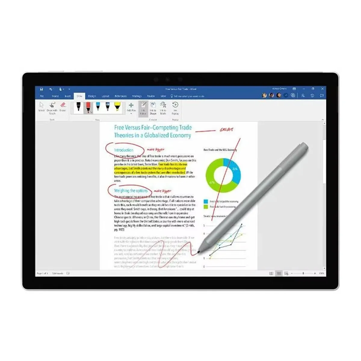 قلم سرفیس پن 1776 مایکروسافت Surface Pen بیزینس