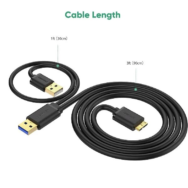 کابل 0.5 متر USB 3.0 یوگرین مدل Ugreen US140