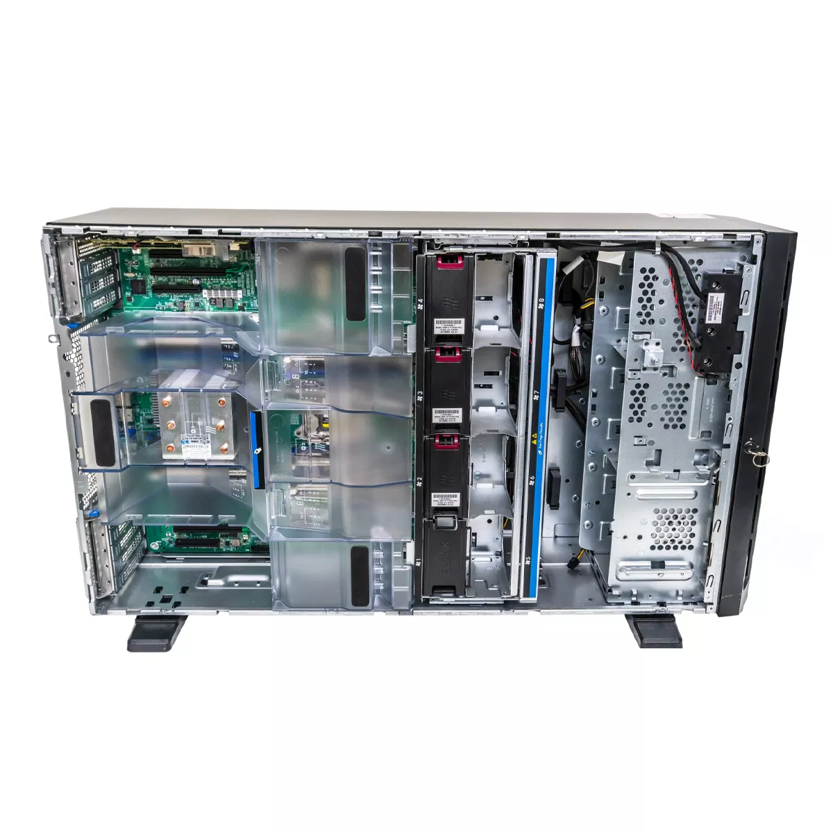 سرور استوک اچ پی مدل HP ProLiant ML350 Gen9 4LFF 2xXeon E5-2650 v3 32GB 
