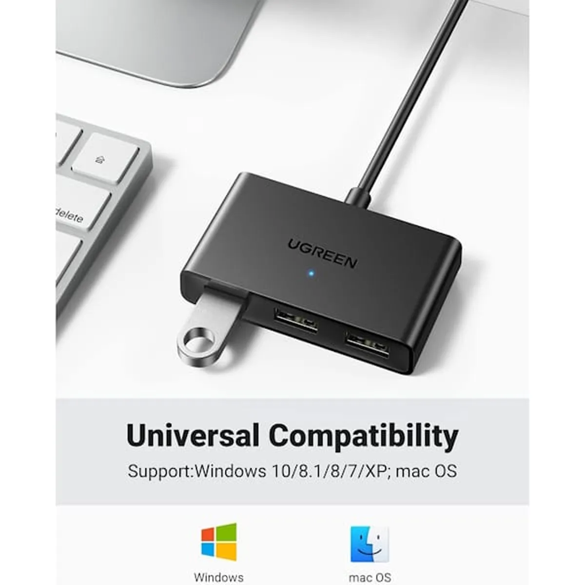 هاب 3 پورت USB-A 2.0 یوگرین مدل Ugreen CM409