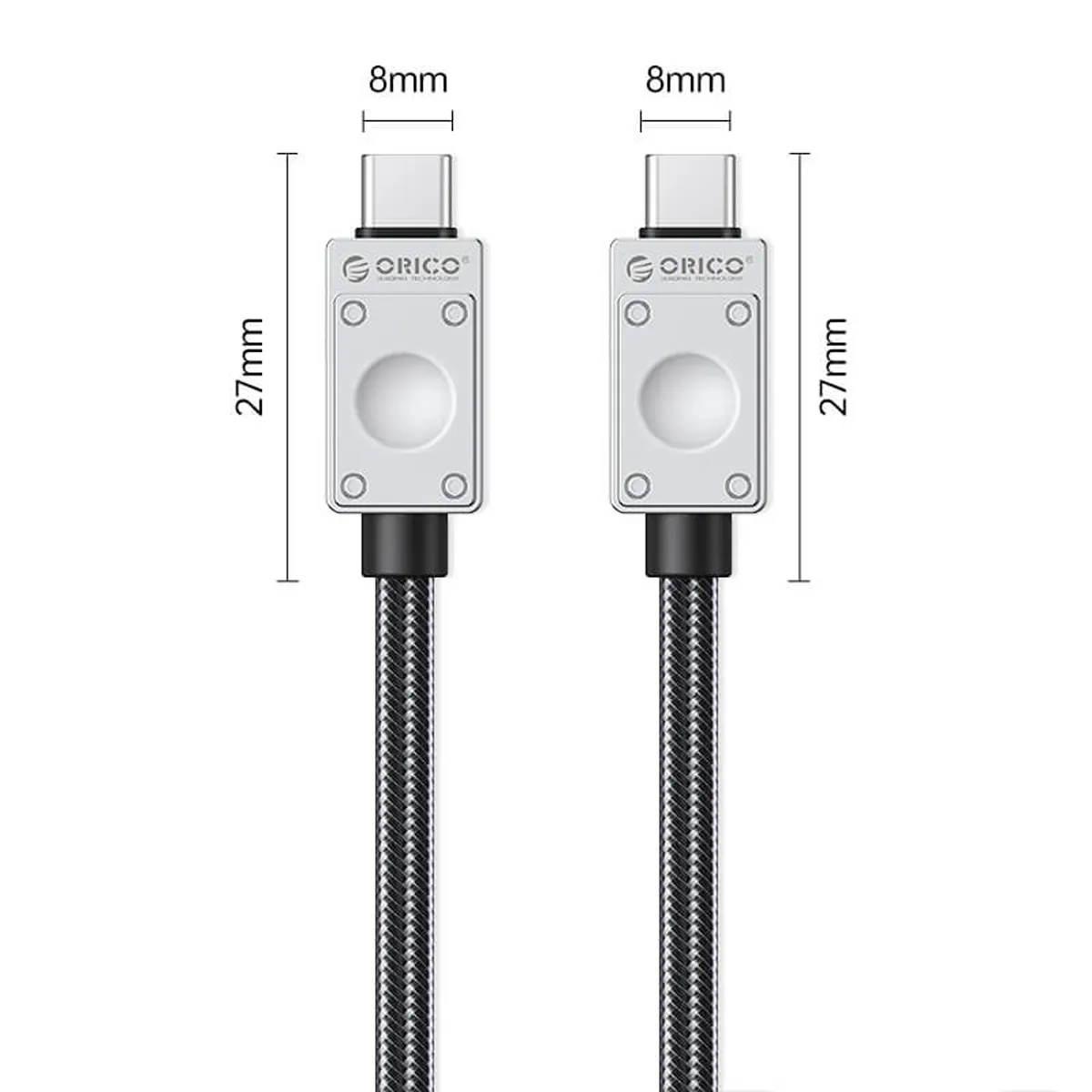 کابل 1.5 متری USB4.0 چند کاره ۲۴۰ وات اوریکو مدل Orico 240A2-40
