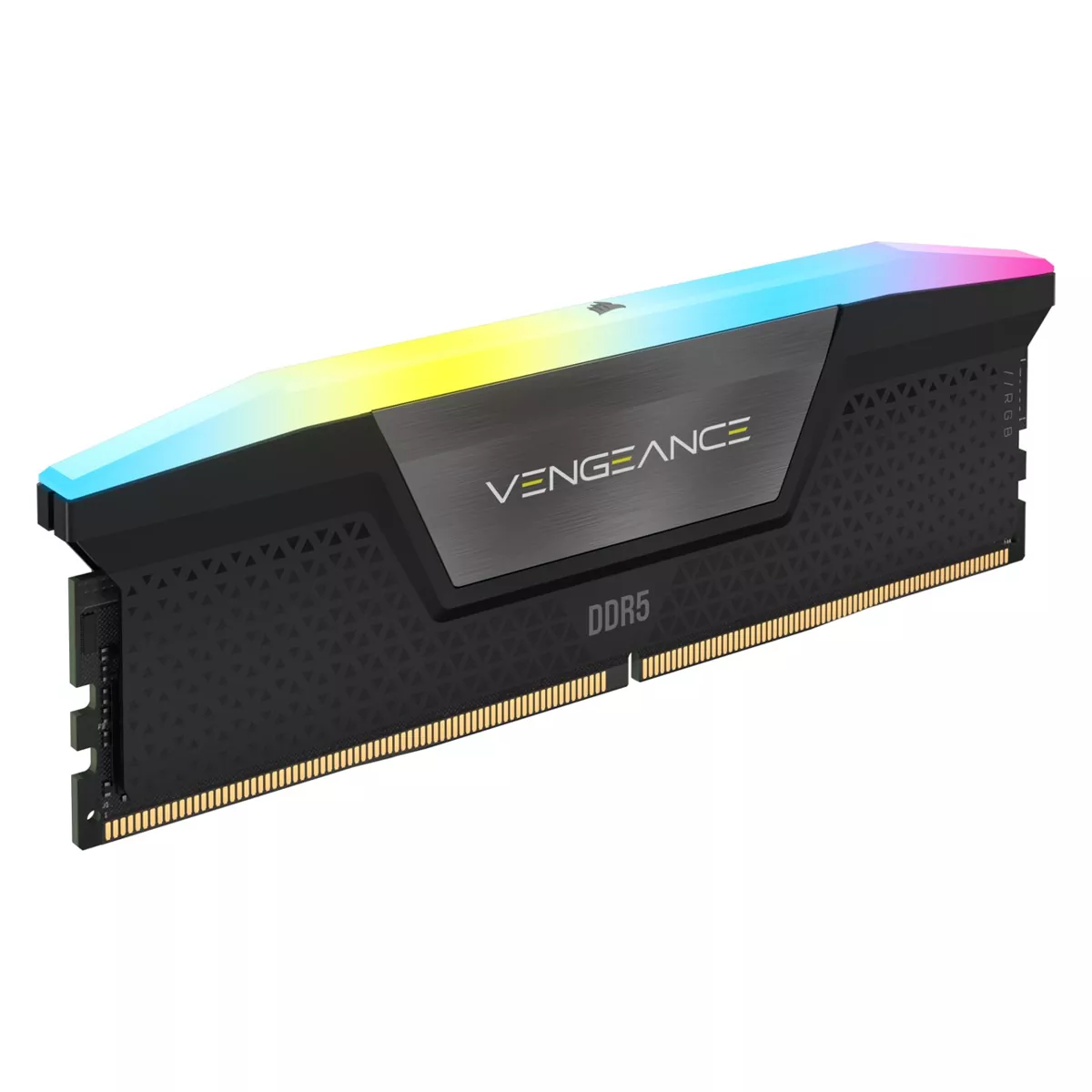 رم دسکتاپ استوک DDR5 تک کاناله 5200 مگاهرتز CL38 کورسیر مدل Corsair VENGEANCE RGB ظرفیت 32 گیگابایت