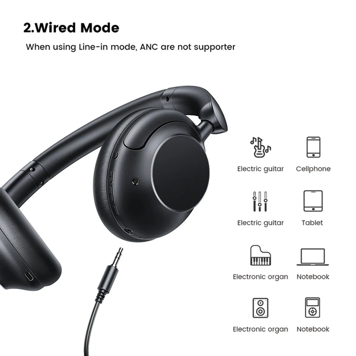 هدفون بلوتوثی HiTune Max5 یوگرین مدل Ugreen HP202