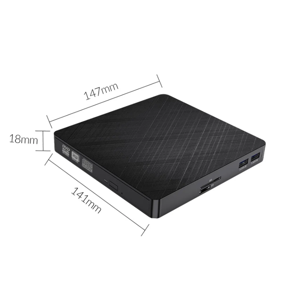 درایو نوری DVD اکسترنال با کارت ریدر برند اوریکو مدل ORICO XD010