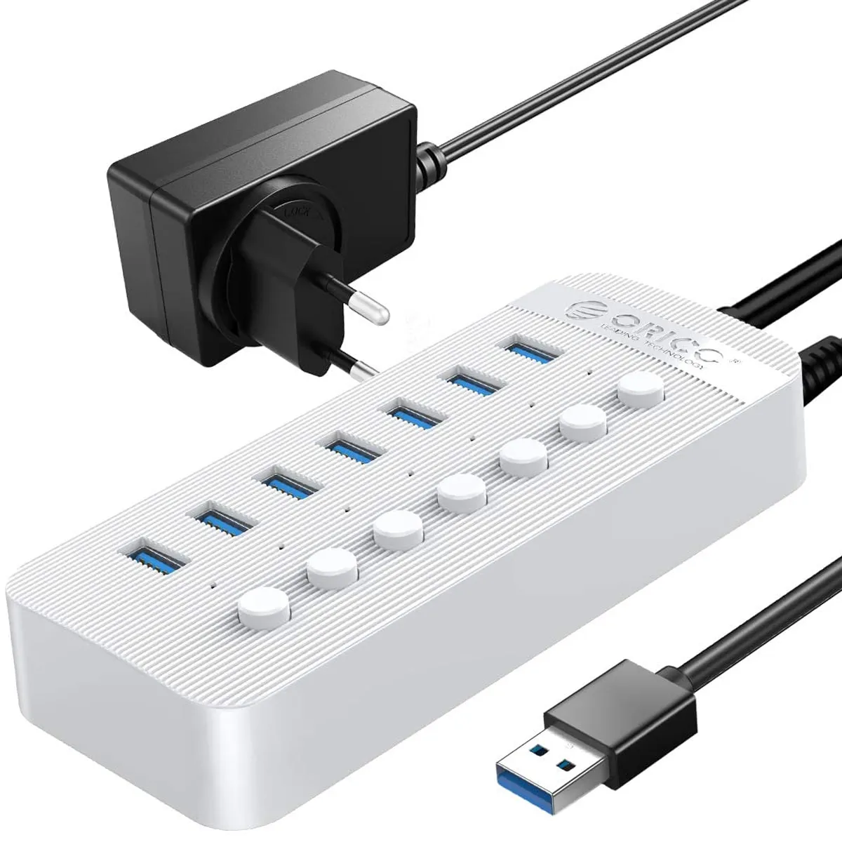 هاب ۷ پورت اکسترنال کلیددار USB3.0 مدل ORICO CT2U3-7AB
