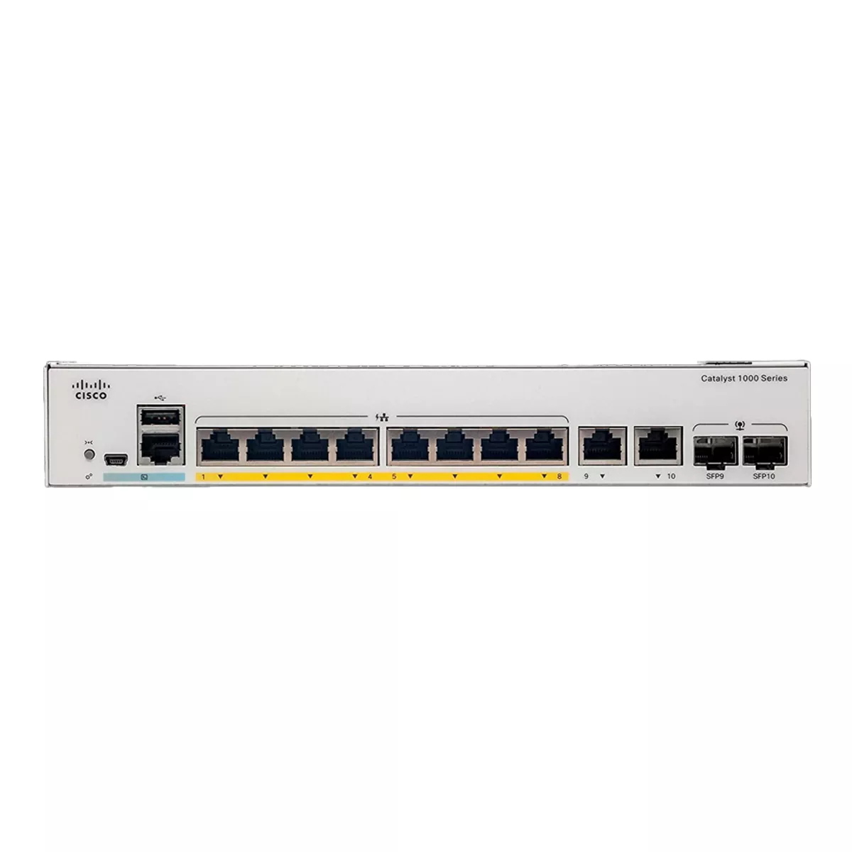 سوئیچ استوک 8 پورت سیسکو مدل Cisco Catalyst C1000-8T-2G-L