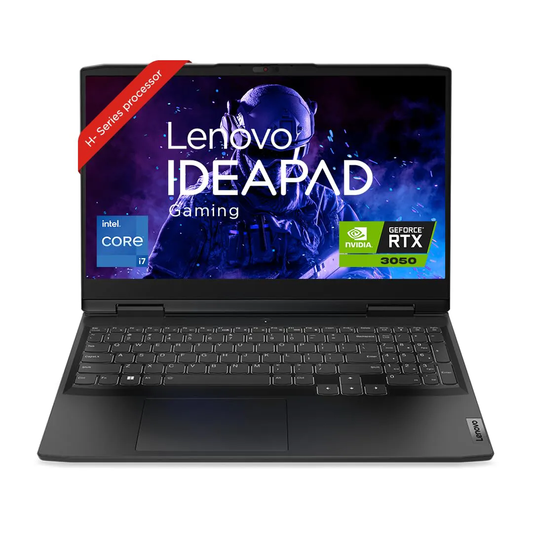 لپ تاپ استوک گرافیک دار 15.6 اینچی لنوو مدل Lenovo Ideapad Gaming 3 Core i5 12450H 16GB 512GB SSD 4GB