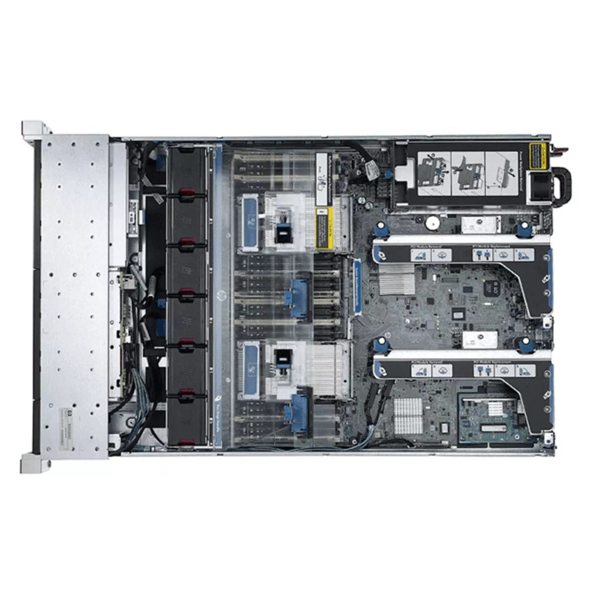 سرور استوک اچ پی مدل HP ProLiant DL380p Gen8 8SFF 2xXeon E5-2660 v2 128GB