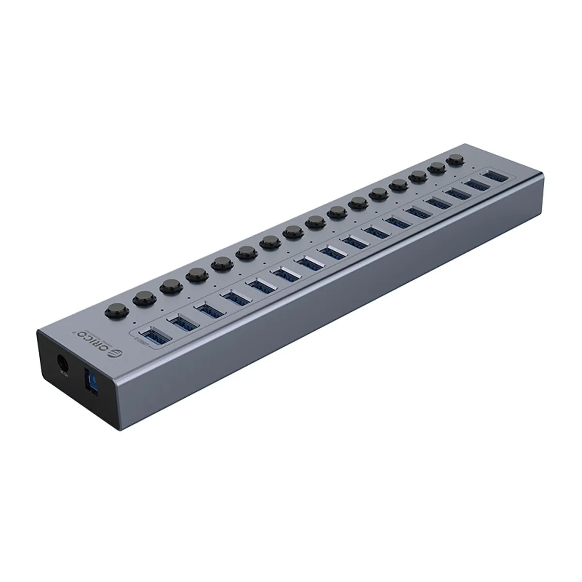 هاب ۱۶ پورت اکسترنال کلیددار USB3.0 فلزی ORICO BT2U3-16AB