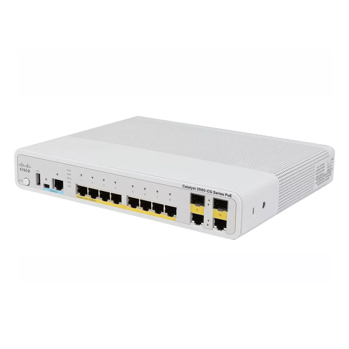 سوئیچ استوک 8 پورت سیسکو مدل Cisco Catalyst WS-C3560CG-8PC-S