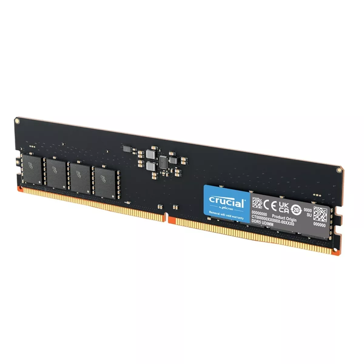 رم دسکتاپ استوک DDR5 تک کاناله 4800 مگاهرتز CL40 کروشیال مدل CT16 ظرفیت 16 گیگابایت