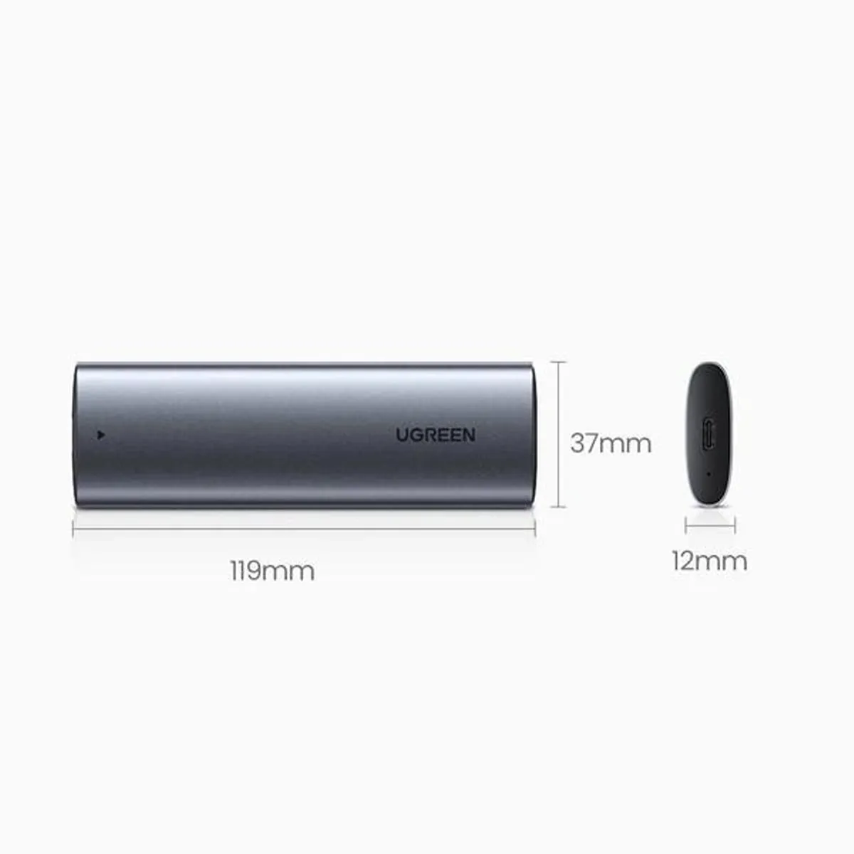 قاب هارد اکسترنال اس اس دی 1 ترابایت یوگرین مدل UGREEN CM400-10902