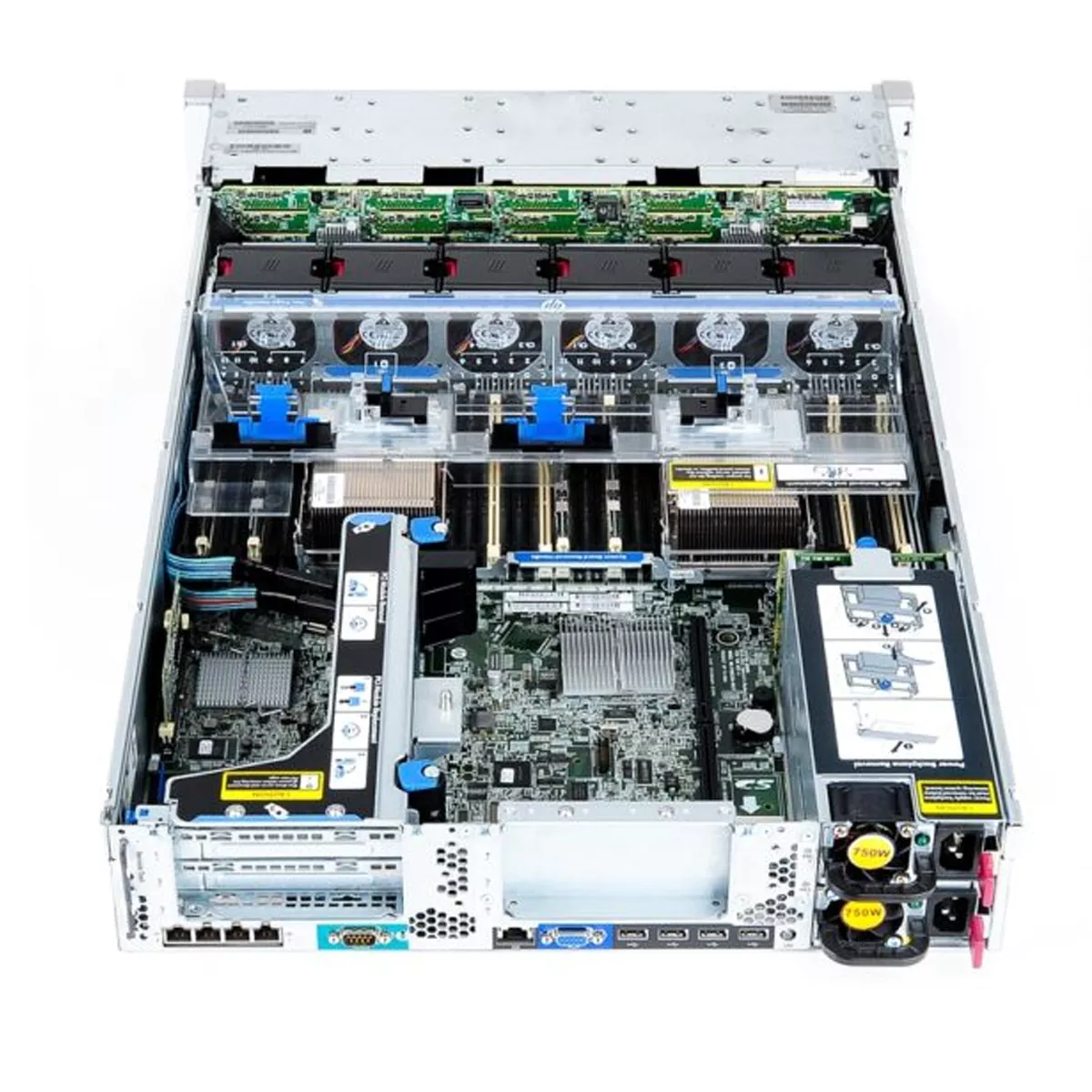 سرور استوک اچ پی مدل HP ProLiant DL380 Gen9 8SFF 2xXeon E5-2680 v4 32GB