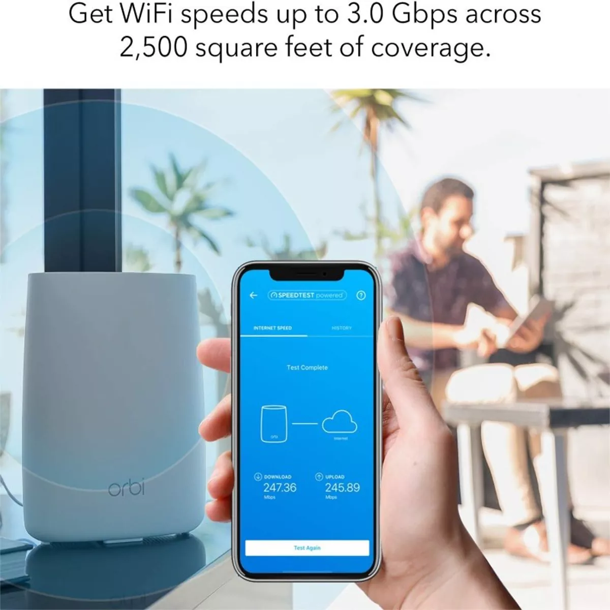 روتر استوک نت گیر مدل Netgear Orbi RBS50