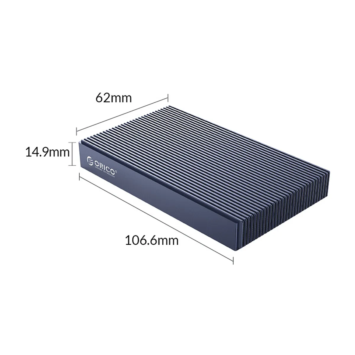 باکس ۲ سینی M.2 NVMe مدل ORICO M2P2J-C3