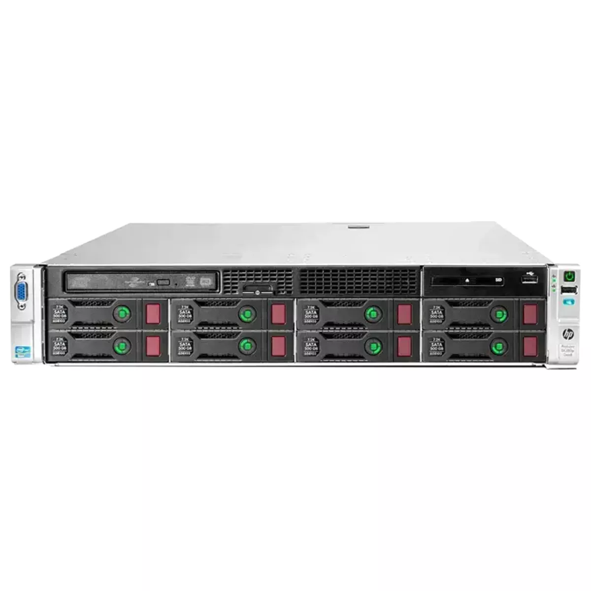 سرور استوک اچ پی مدل HP ProLiant DL380p Gen8 8LFF 2xXeon E5-2660 v2 128GB