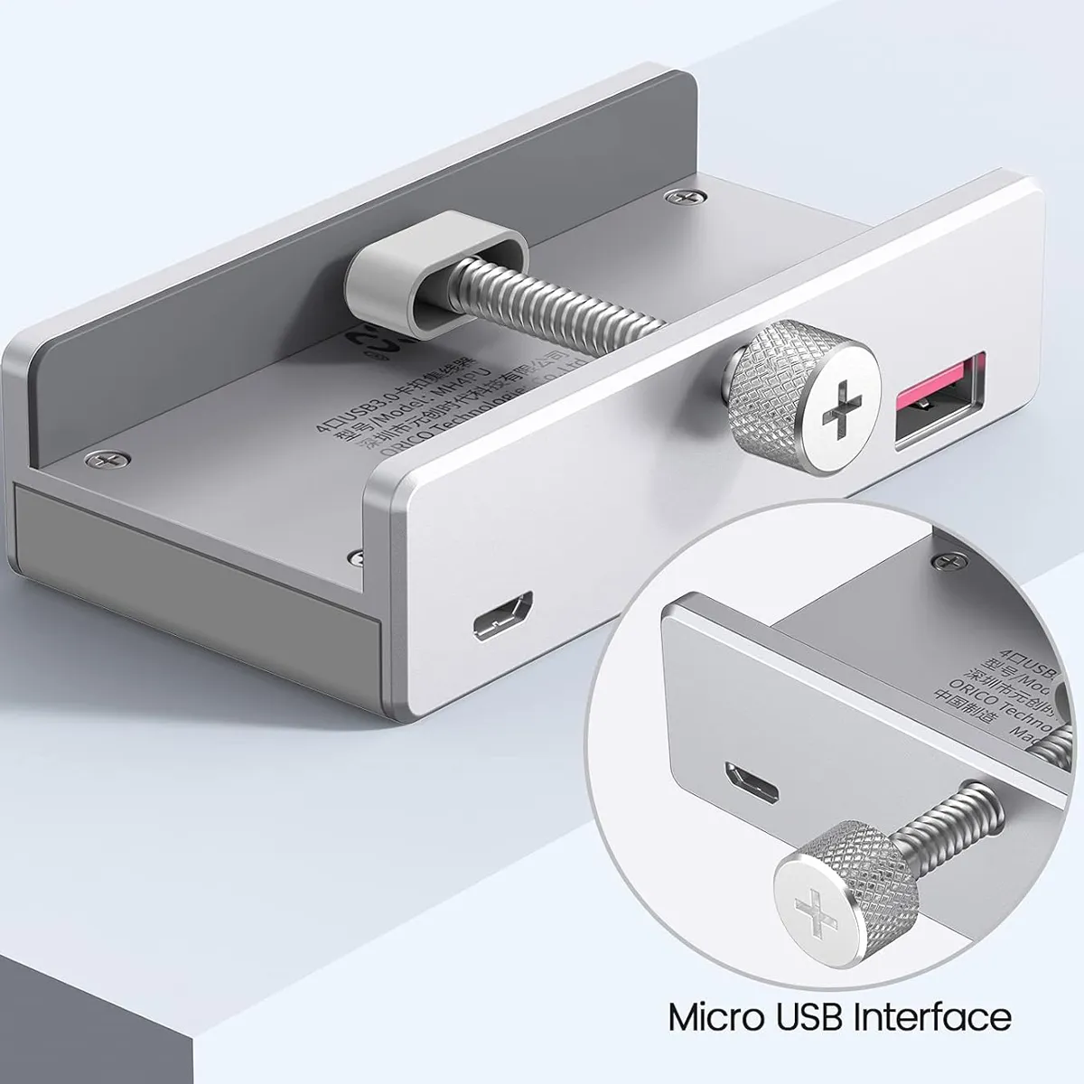 هاب ۴ پورت اکسترنال USB3.0 فلزی اوریکو مدل ORICO MH4PU-P
