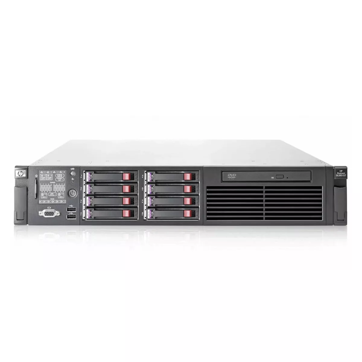 سرور استوک اچ پی مدل HP ProLiant DL380 Gen7 8SFF 2xXeon X5650 32GB 