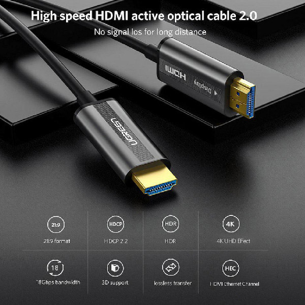 کابل 15 متر HDMI یوگرین مدل Ugreen HD132